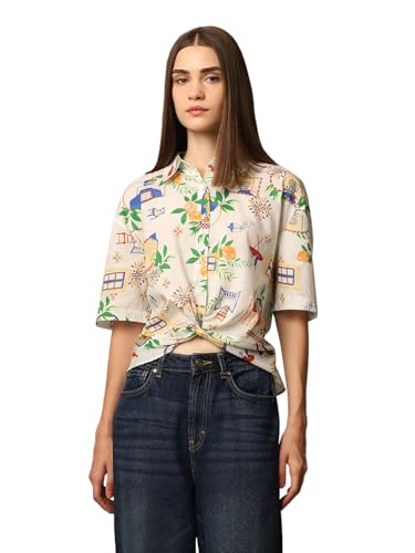 Image of ONLY Women's Cotton Regular Fit Shirt