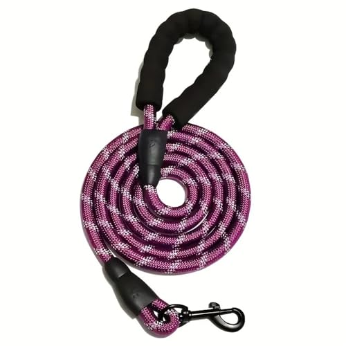 Laisse for chien solide et douce violette de 120cm pour complicité unique - 2