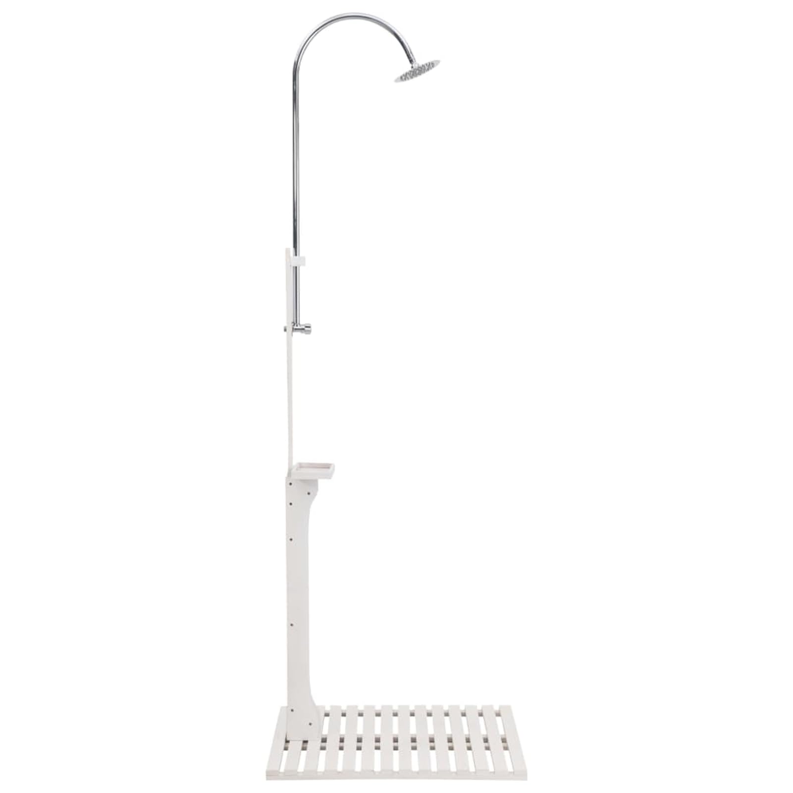 Gecheer Ducha de Jardín de Madera con Alcachofa Giratoria y Presión Ajustable para Exterior Modelo LYKLRZJ-48207ES