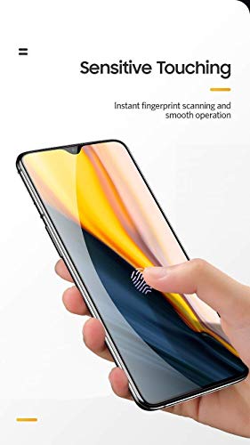 Image of HD Tempered Glass Screen Protector Compatible For OnePlus 7T With Edge To Edge Coverage And Easy Installation Kit