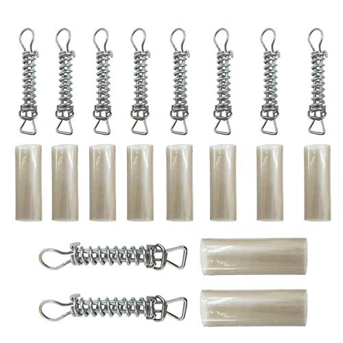 mistcooling 8" Swimming Pool Cover Stainless Steel Spring- 10 Pack for Winter Safety Pool Covers