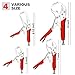 FASTPRO 4-Piece Locking Pliers Set with Heavy Duty Grip, 5