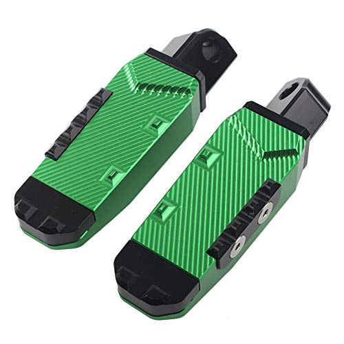 Gzyf Rear Pedal Footrest Motorcycle Rear Passenger Foot Pegs For Suzuki Gsxr600/750 Gsxr1300 Hayabusa 2006-2018 Green #TOP2
