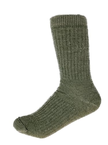 Premium Suri Alpaca Socks, Perfect for Hiking, Odor-Resistant Natural Fiber Soft Comfort for Men & Women, Fern Green3