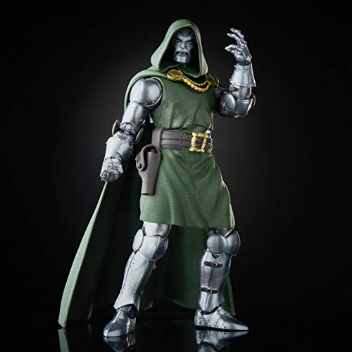 MARVEL Legends Series Fantastic Four 6-inch Collectible Action Figure Doctor Doom Toy,1 Build-A-Figure Part