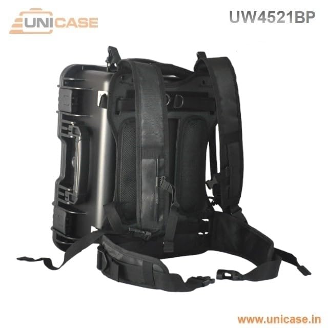 Image of UNICASE Heavy Duty Waterproof Protective Hard Shell Plastic Pelican case for Drones, Cameras & Accessories and Electronic Equipment�s Carry Case Empty (UW4521-BP)