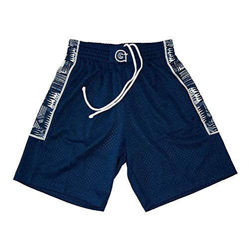 Mitchell & Ness Georgetown Hoyas 1995-96 Swingman NCAA - Pantaloncini da uomo, colore: Blu navy