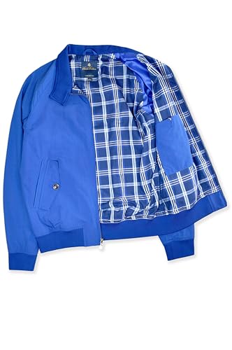 Brooks Brothers Mens Nylon Blend Full Zip Lightweight Racer Jacket Coat,2