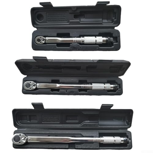 Startbuymore Llave dinamométrica de alto rendimiento de 14 38 y 30.5 cm con características ajustables para el mantenimiento del automóvil 5210N m (3-8)