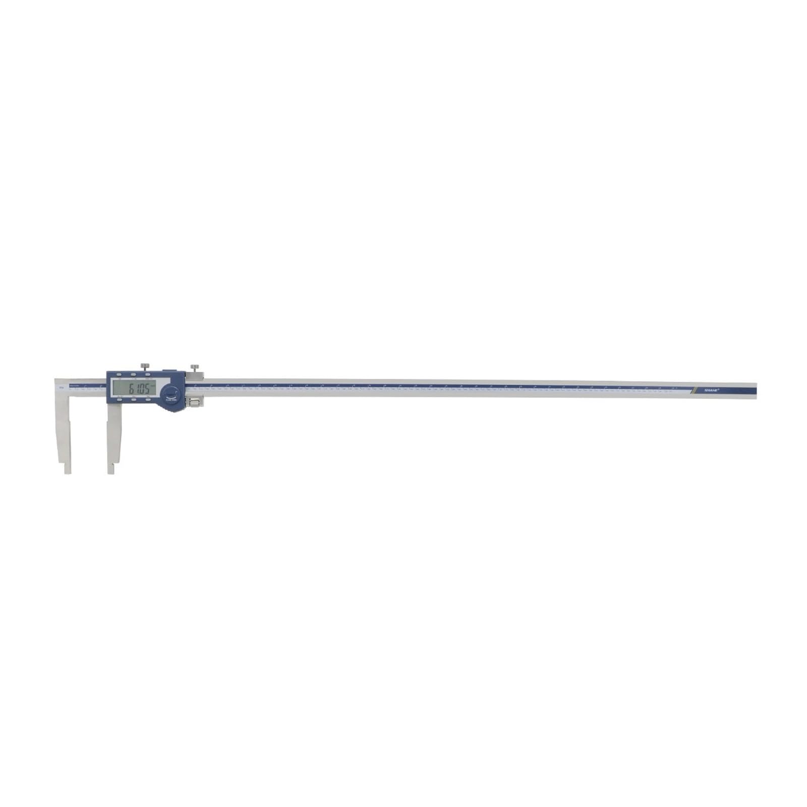 Calibrador Vernier Digital con rango de medición de 0-40 "/1000mm, calibrador Digital de mandíbula larga resistente, calibrador de acero inoxidable
