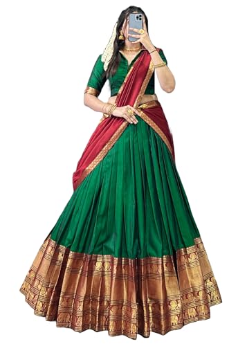Tissu coton indien Narayan zari tissage lehenga vêtement chien chat 14948