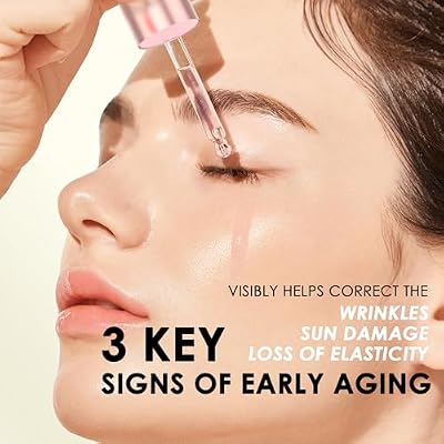 ALMOES SERUM 20% Vitamin C,Alpha Arbutin, Polyglutamic acid,hyaluronic acid, Vit E,Collagen,Pore-minimizing formula, Hydrating Face & Eye Serum 1 Fl Oz