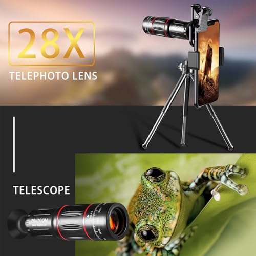 Teleobjetivo para fotografía de conciertos con gran angular macro y ojo de pez 4