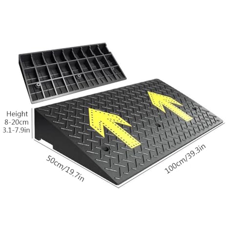 Rampa de goma resistente para entradas 8 cm miniatura 4