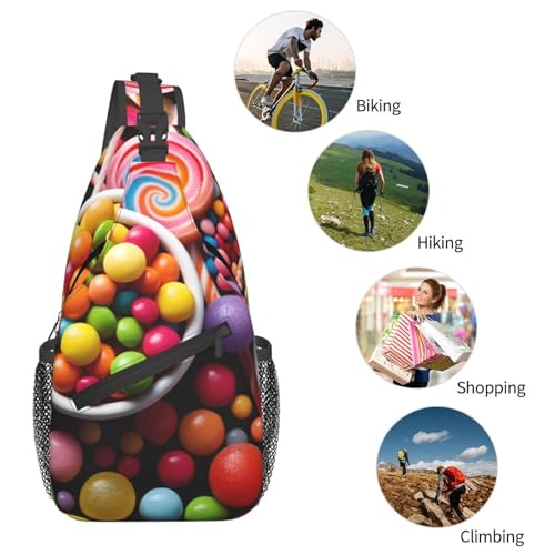 Colour Candy Cross Chest Bag bolso de pecho unisex miniatura 6