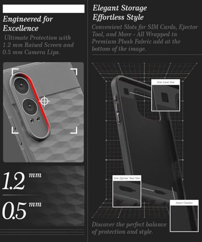 Image of WOW IMAGINE Back Cover for 1+ OnePlus Nord CE 4 Lite 5G with Hexa Cube Design | Ultra Slim Soft Rubberised Case | Inner Velvet Fabric | Matte Silicone Flexible Mobile Case | Camera Protection - Grey
