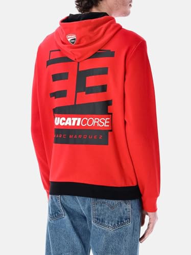 Sweat Ducati Dual Marquez 93 Box Logo S design exclusif noir - 2