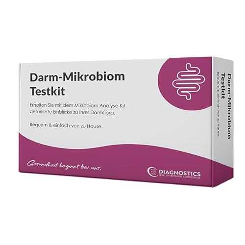 1x Darm-Mikrobiom Testkit | Umfassende DNA Analyse deines Darm-Mikrobioms | Ausführlicher Ergebnisbericht mit individuellen Empfehlungen