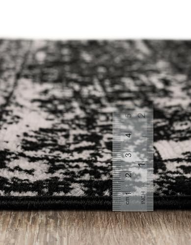 Tapete Monte Carlo 5' x 8' Negro miniatura 5
