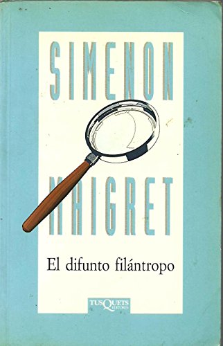 El difunto filantropo (Spanish Edition) [Spanish] 8472234037 Book Cover