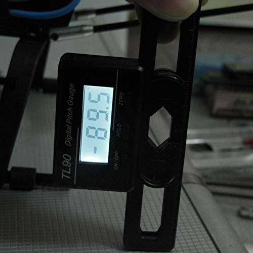 Jauge De Pas Numérique TL90 LCD Rétroéclairé - Outil De Mesure D'Angle Pour Hélicoptère RC