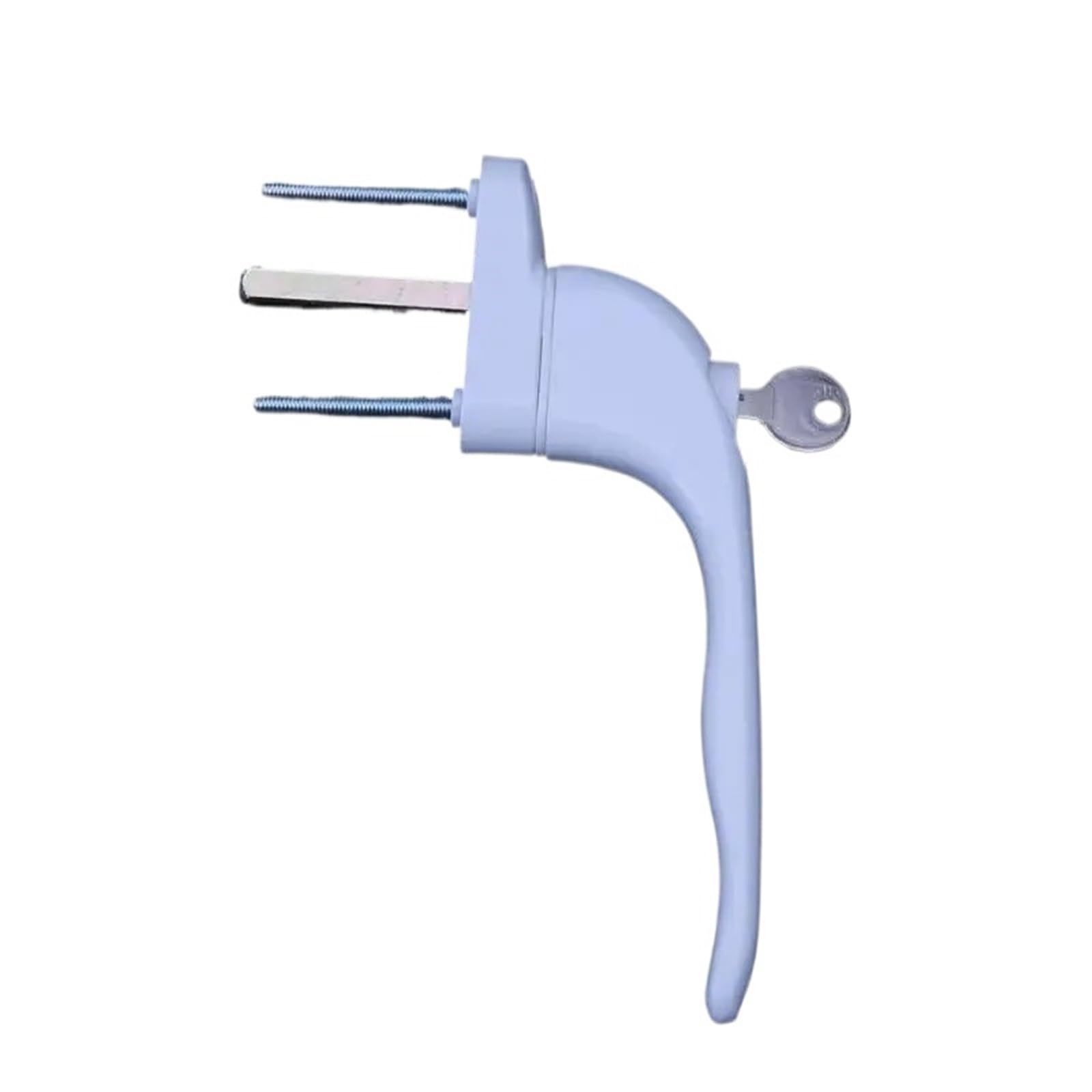 WDWDW Window Handles White Aluminum Alloy with Locks Universal Door Key for Double Glazing Turning