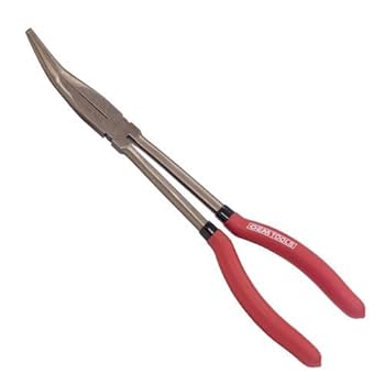 OEMTOOLS 22622 11 Inch Long Nose Pliers, 45 Degree Pliers