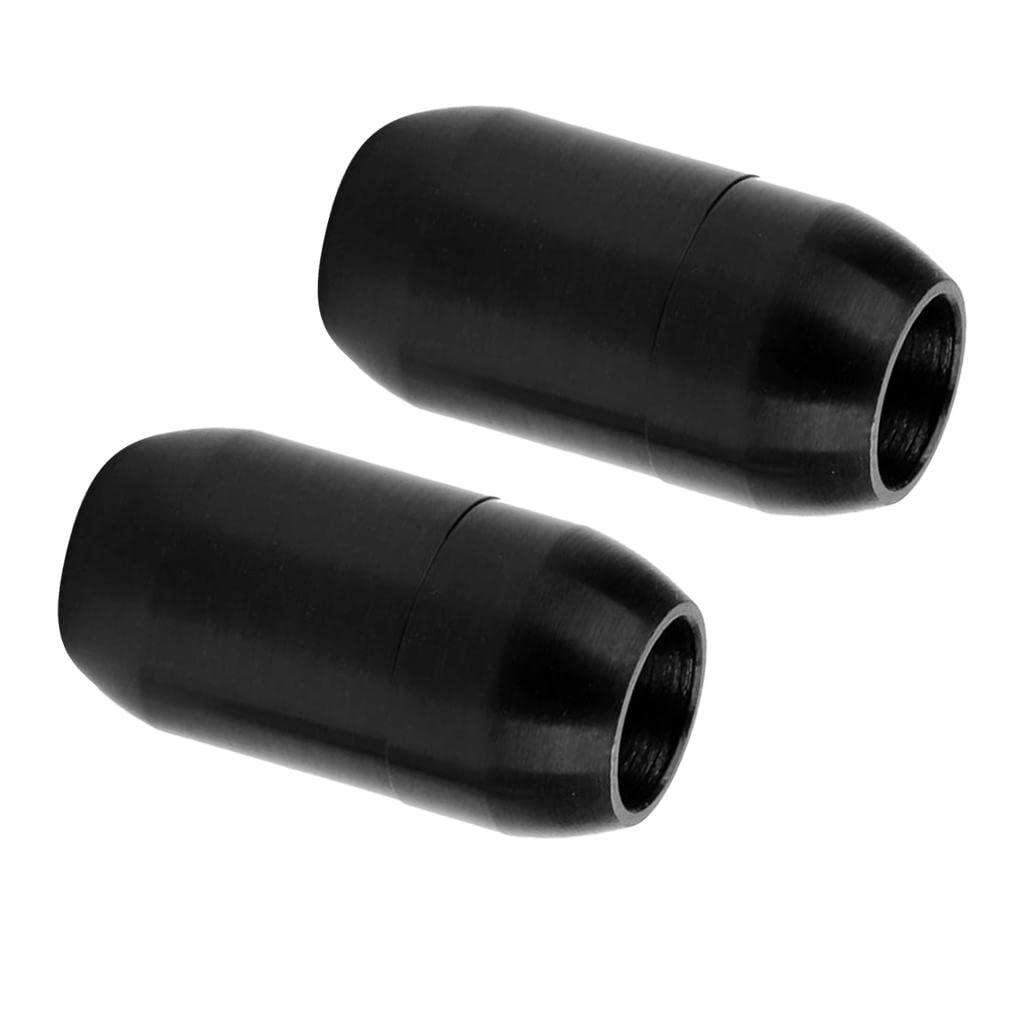 10 zestaw 2 sztuk kolumna zapięcie magnetyczne sznurek zaślepka bransoletka naszyjnik biżuteria 3 mm