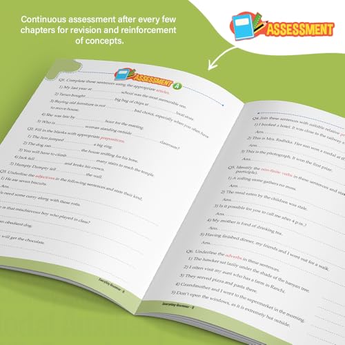 Image of Woodsnipe English Grammar and Writing Skills for Class 8, Ages 13-14 Years| Practical Approach| Master Reading, Writing and Language Skills | Multiple Type Questions with Answer Keys