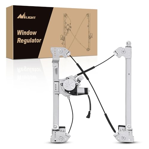 Image of Nilight 741-428 Power Window Regulator /Motor for Ford F150 2004-2008 | Window Lift Assembly fits Standard and Crew Cab models; front driver side replacement for the left door