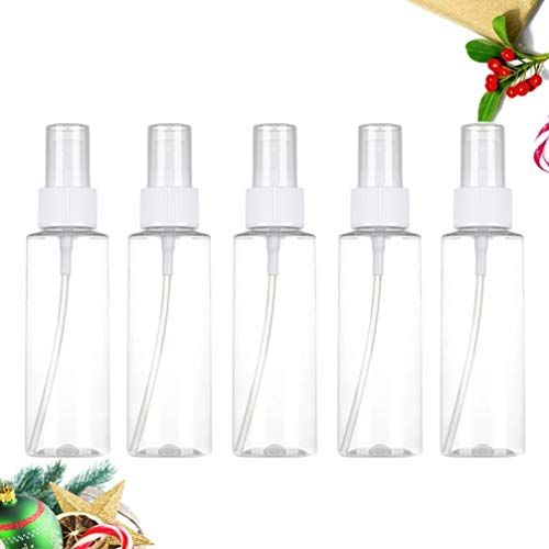 Exceart 5 frascos de plástico para frascos de spray de mini frascos de spray de névoa vazios recipie
