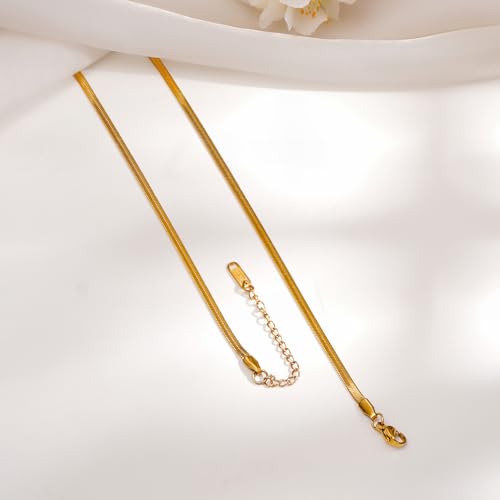 Image of Rubans Demi Fine Stainless Steel Pendant Chain Daily Gift for Women & Girls