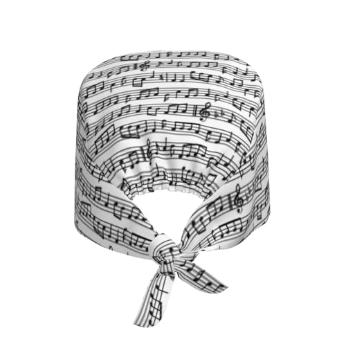 Image of Working Cap Scrub Cap with Sweatband Adjustable Unisex Women Tie Back Hat Nurse Surgical Caps