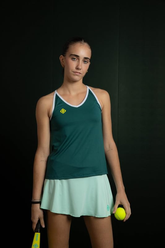 IZAS Canotta da Donna per Padel - Traspirante e Funzionale, libertà di Movimento, Tessuto Traforato, Leggera