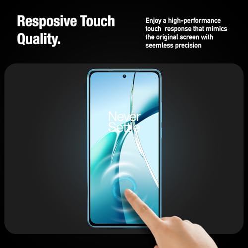 Image of Supershieldz NeoGuard HD+ Tempered Glass Screen Protector Guard for OnePlus Nord CE4 Lite, CE 4 Lite 5G, 9H Hardness, Edge-to-Edge, Military Grade Protection, Easy Installation Kit