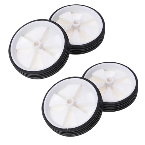 Ruedas de Entrenamiento Toddmomy y Estabilizadores para Bicicleta, 3 Pares, Blanco, Goma Resistente, Soporte Auxiliar para Niños y Seguridad en Ciclismo miniatura 1