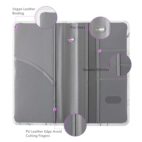 Image of CoBak Car Registration and Insurance Holder | Vehicle Glove Box Organizer, Auto Truck Compartment Document Case with Magnetic Closure for Insurance & Driver License