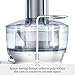 Breville BJE200XL Juice Fountain Compact Centrifugal Machine, 25 fl oz, Silver