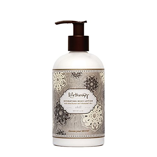 Lifetherapy Hydrating Lotion For Hand & Body | Non Greasy Lotion Formula Made with Shea Butter (Chill, 12 oz)