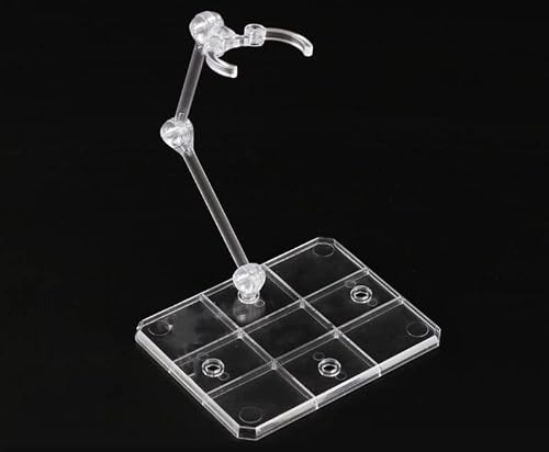 Cuyufia 10 Pcs Action Figure Stand, Assembly Action Figure Display Holder Base Doll Model Support Stand Compatible With 6" Hg/Rg/Sd/She Gundam 1/144 Toy With Screwdriver #TOP4