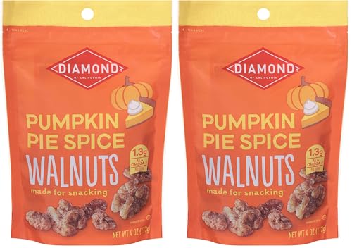 Image of Diamond of California Pumpkin Pie Snack Walnuts, 4 oz, 2 Pack