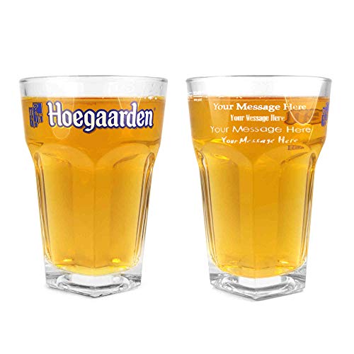Hoegaarden Verre à bière belge personnalisable avec gravure blonde Cover
