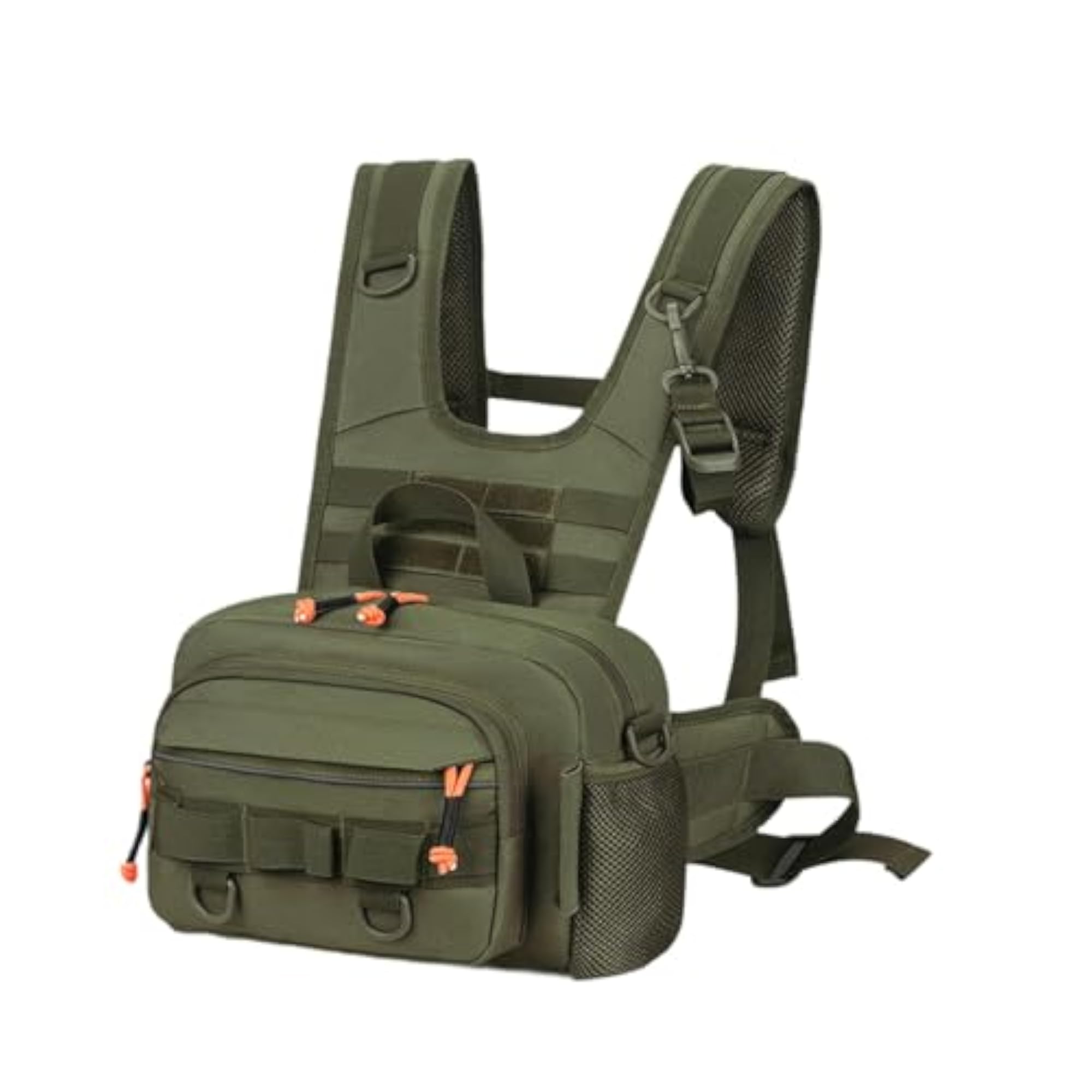 Men Outdoor Chest Bag Zipper Organizer Chest Pack