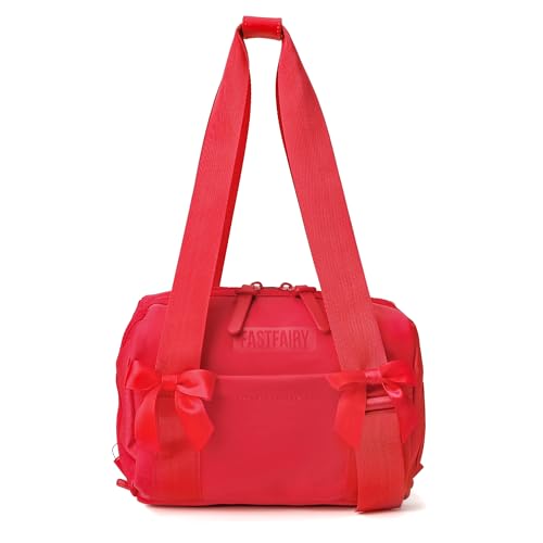 Image of FASTFAIRY Small Gym Shoulder Bag For Women: Black Purse Handbags - Millennials Gen Z Fitness Enthusiasts