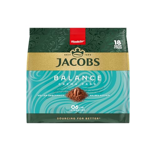 Jacobs Pads Crema Balance, Senseo kompatible Pads, 5 x 18 Getränke, 90 Kaffeepads 2