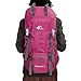 Bseash Mochila de senderismo ligera impermeable de 60L con cubierta de lluvia Imagen de Bseash Mochila de senderismo ligera impermeable de 60L con cubierta de lluvia