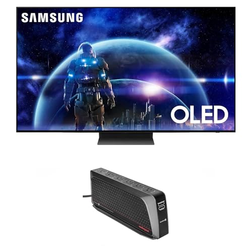 Image of Samsung QN48S90DAEXZA 48 Inch 4K OLED Smart TV with Dolby Atmos and an AudioQuest PowerQuest2 Power Filter /Surge Protector 6 Outlet (2024)