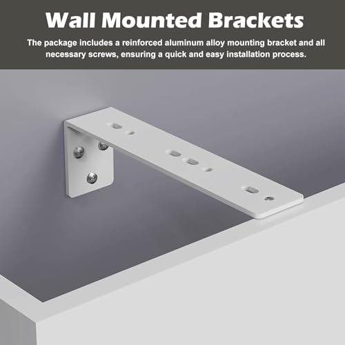 Bedroom Cornice Boards for Windows, Wall Mount Curtain Valance Box Without Tracks, Decor Curtain Pelmet Panel Cover for Blackout, Easy to Intall(2.1m (6.9ft))