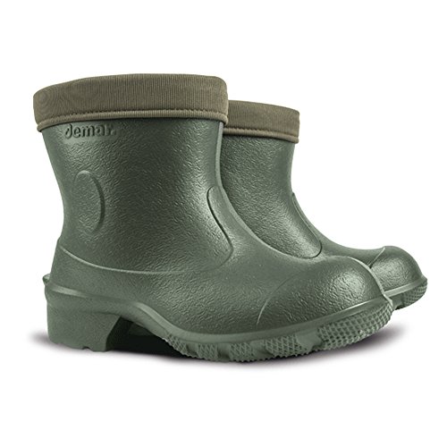 DEMAR Kurze leichte Eva Gummistiefel gefüttert Agro LUX (grün, 44)
