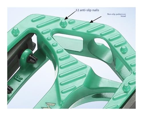 Pédales de vélo de route robustes en alliage d'aluminium durable - 3